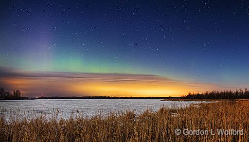 Aurora Beyond Clouds_22062-4.jpg - Photographed near Kilmarnock, Ontario, Canada.